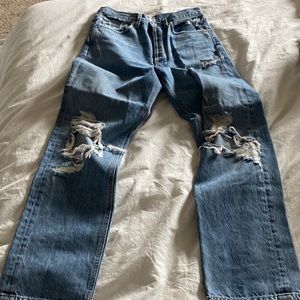 AGOLDE 90s Mid Rise Loose Fit in Fall Out, Women’s Size 27